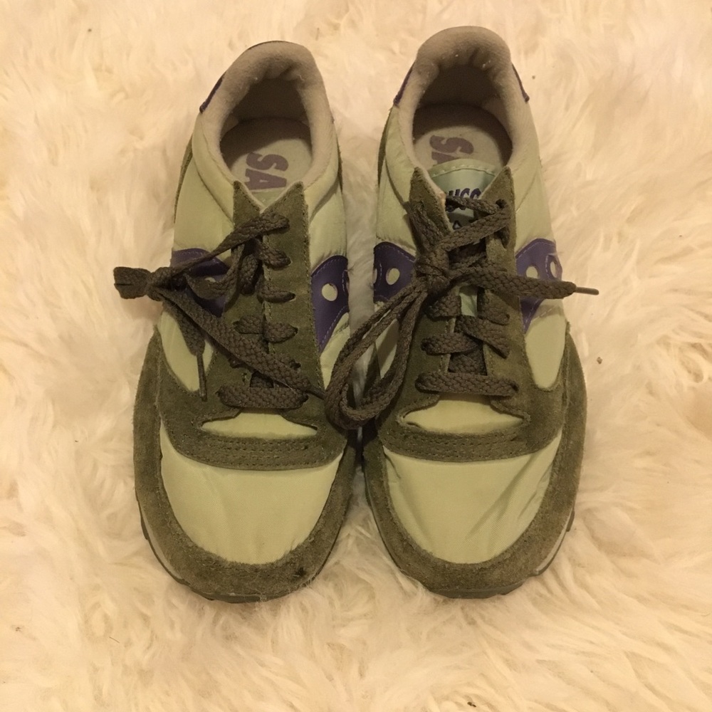 Saucony Jazz Low Pro Green Purple